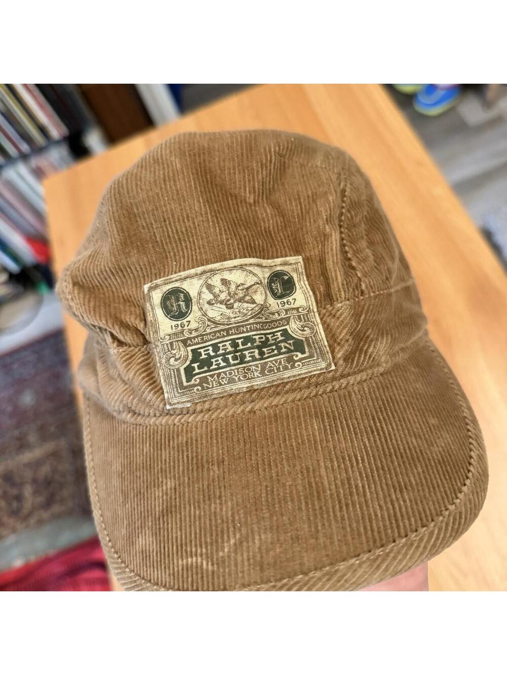polo Ralph Lauren American hunting good corduroy hat OS - Picture 2 of 7